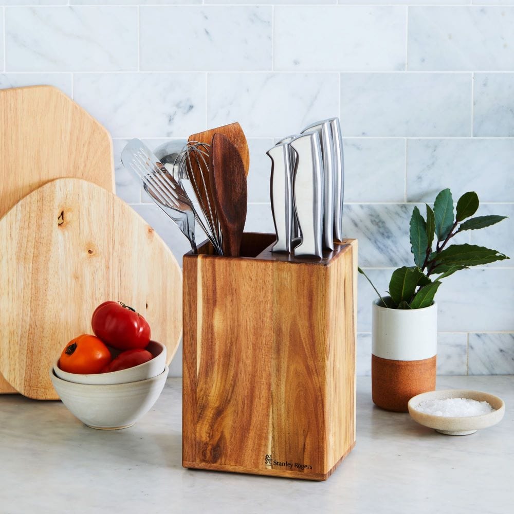 Stanley Rogers Vertical Utensil 6 Piece Knife Block Set