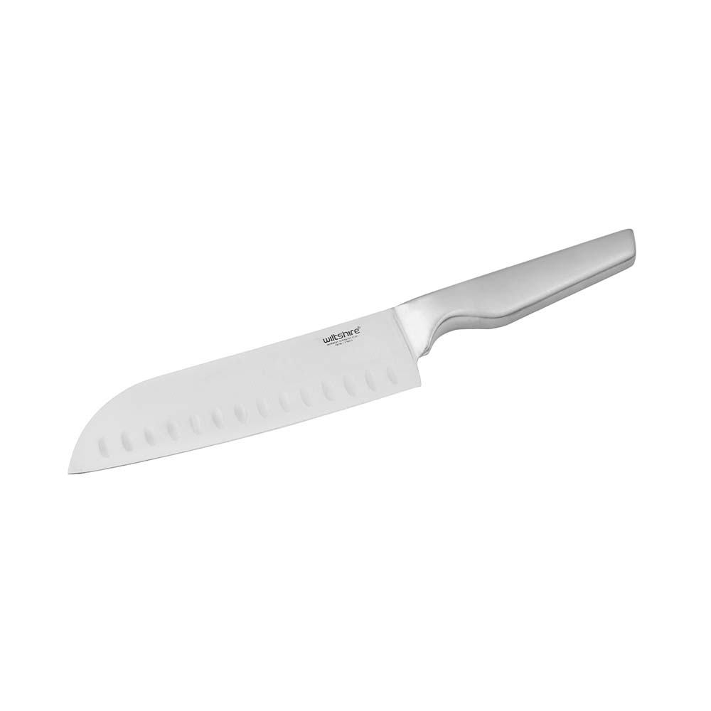 Wiltshire Signature Stainless Steel 18cm Santoku Knife