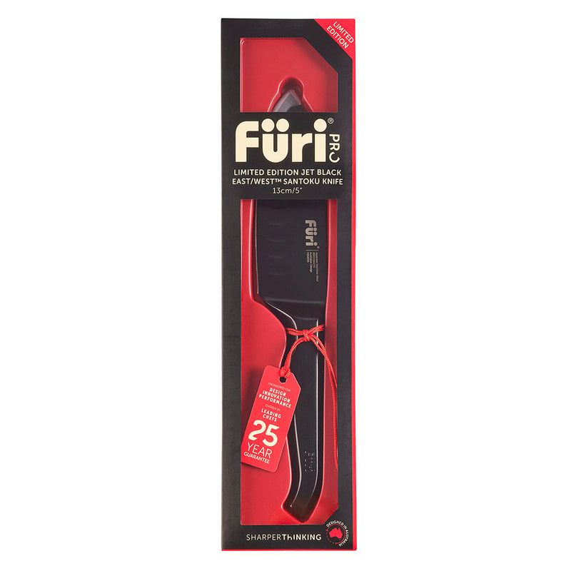 Furi Jet Black East/West™ Santoku Knife 13cm
