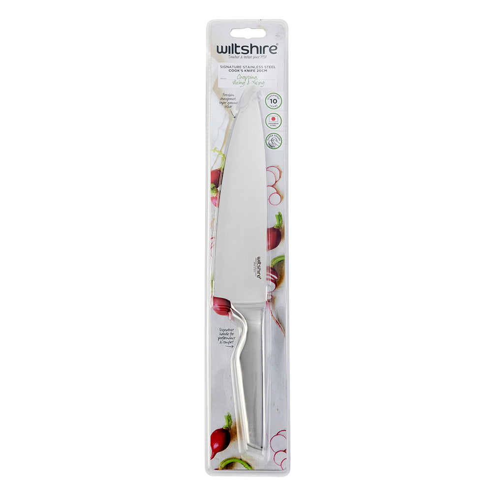 Wiltshire Signature Stainless Steel 20cm Cook’s Knife