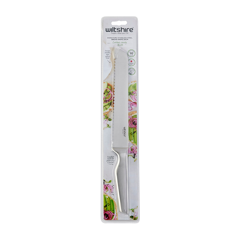 Wiltshire Signature Stainless Steel 20cm Bread Knife
