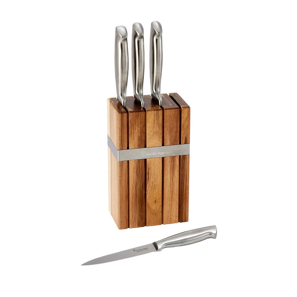 Stanley Rogers Banded 5 Piece Knife Block Set