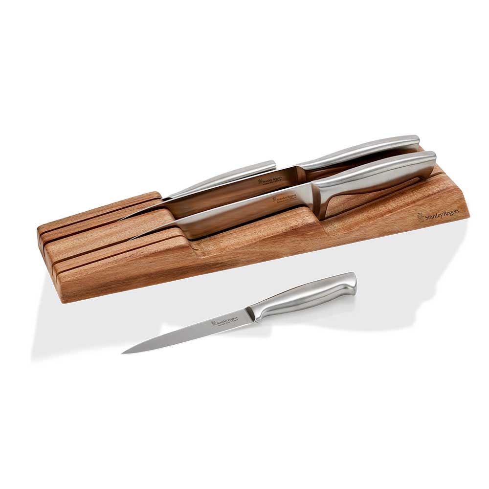 Stanley Rogers In-Drawer Knife Block Set 5 Piece