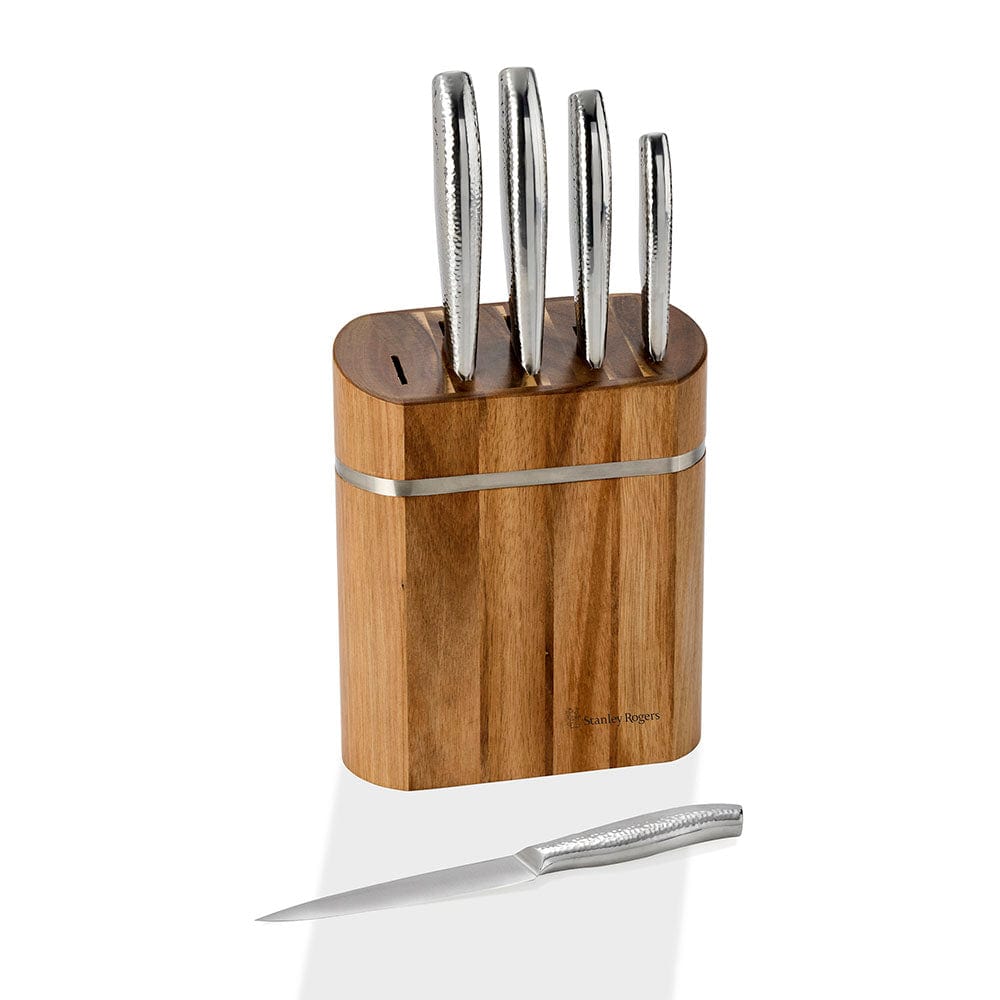 Stanley Rogers Domed Oval Knife Block Set 6 Piece