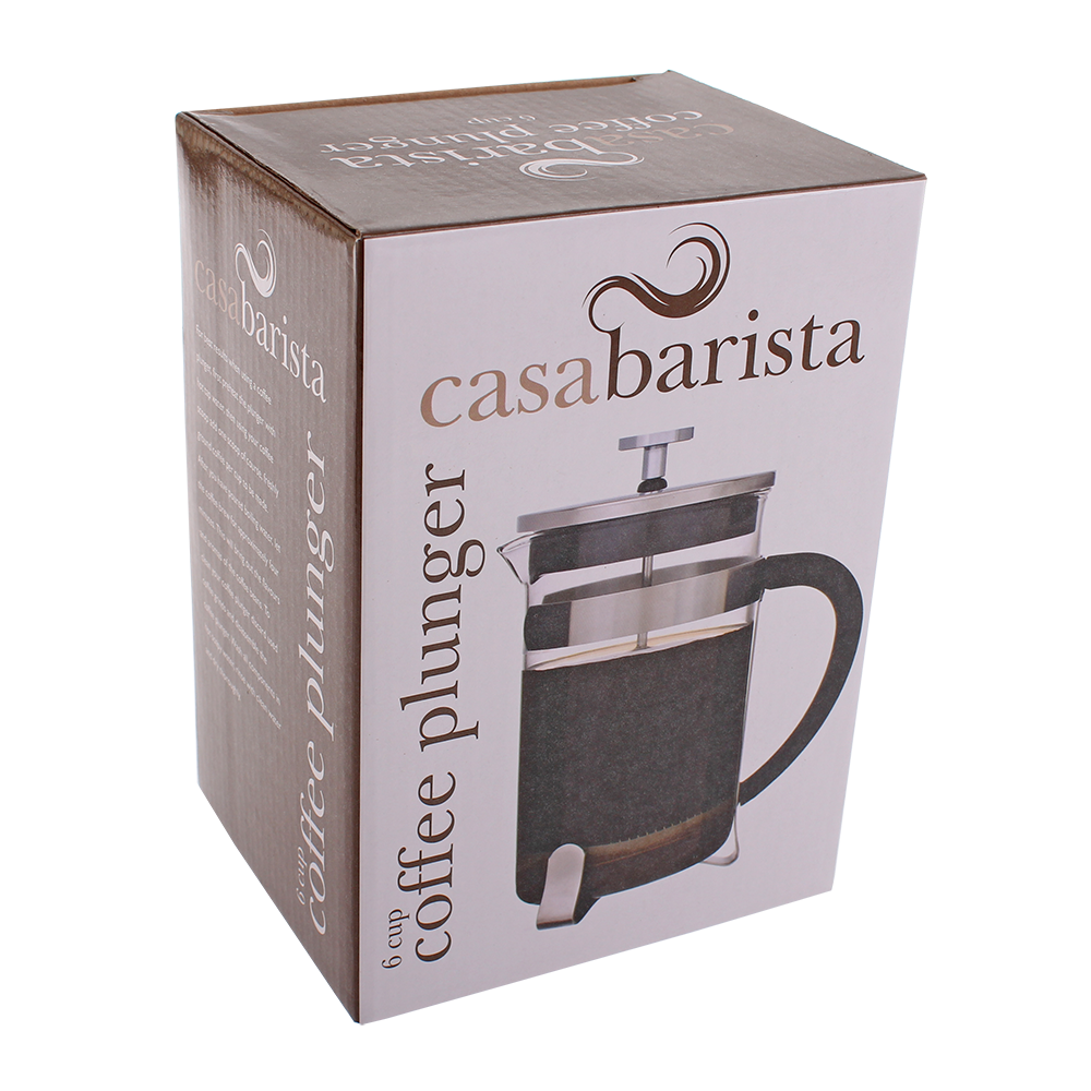 Casabarista Coffee Plunger – 6 Cup / 800ml (with Scoop)