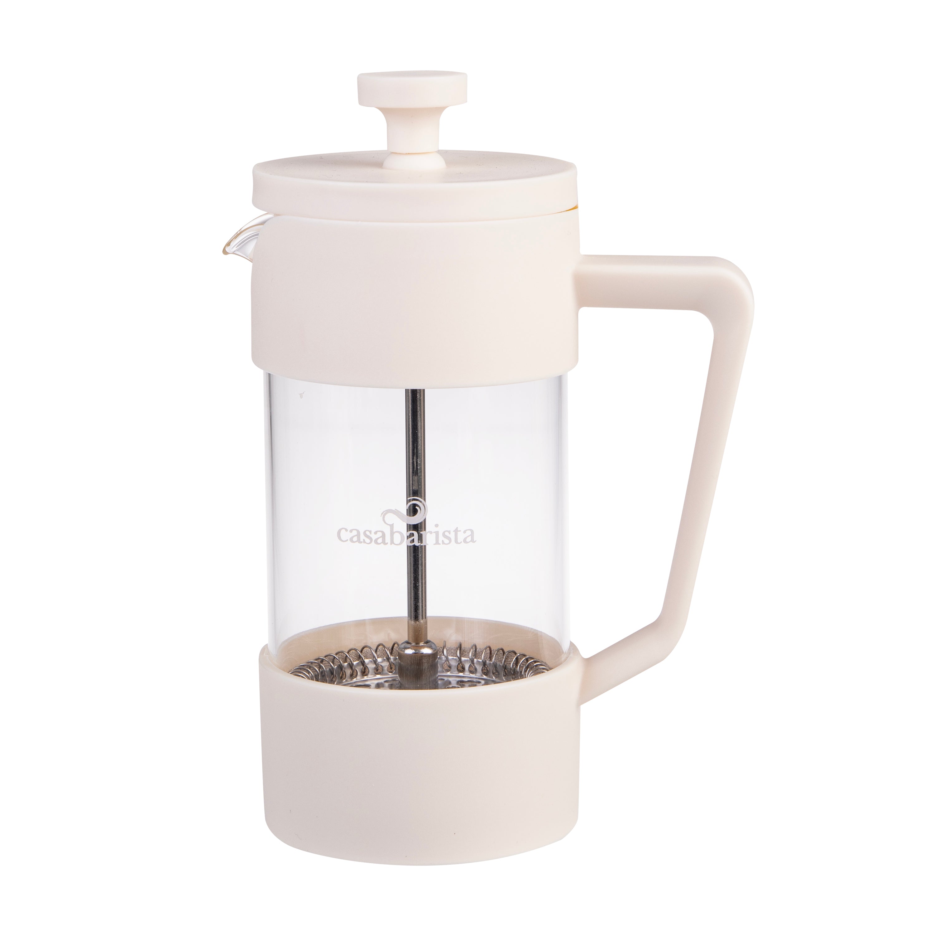 Casabarista "Oslo Accent" Coffee Plunger 3 Cup/350ml - Cream