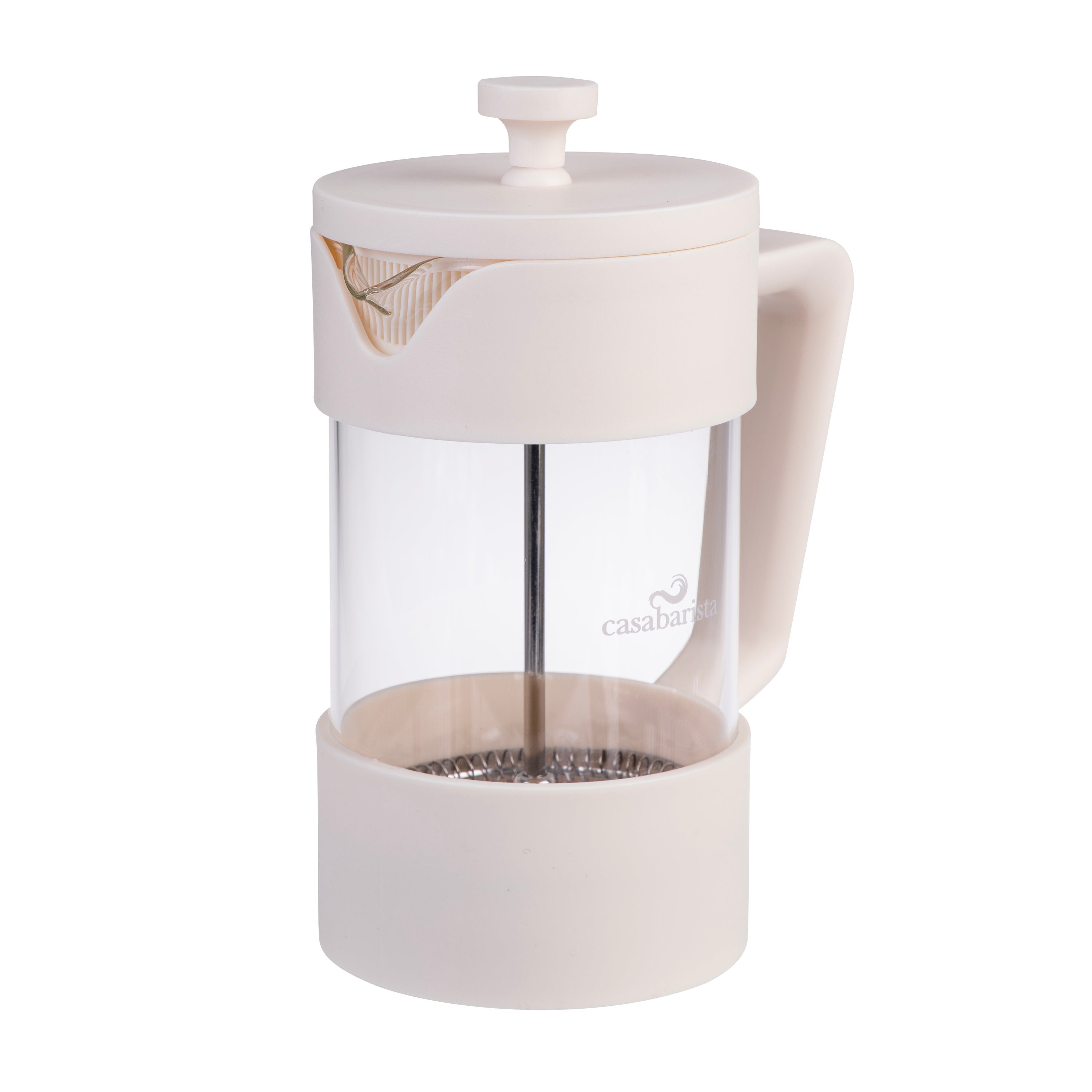 Casabarista "Oslo Accent" Coffee Plunger 3 Cup/350ml - Cream