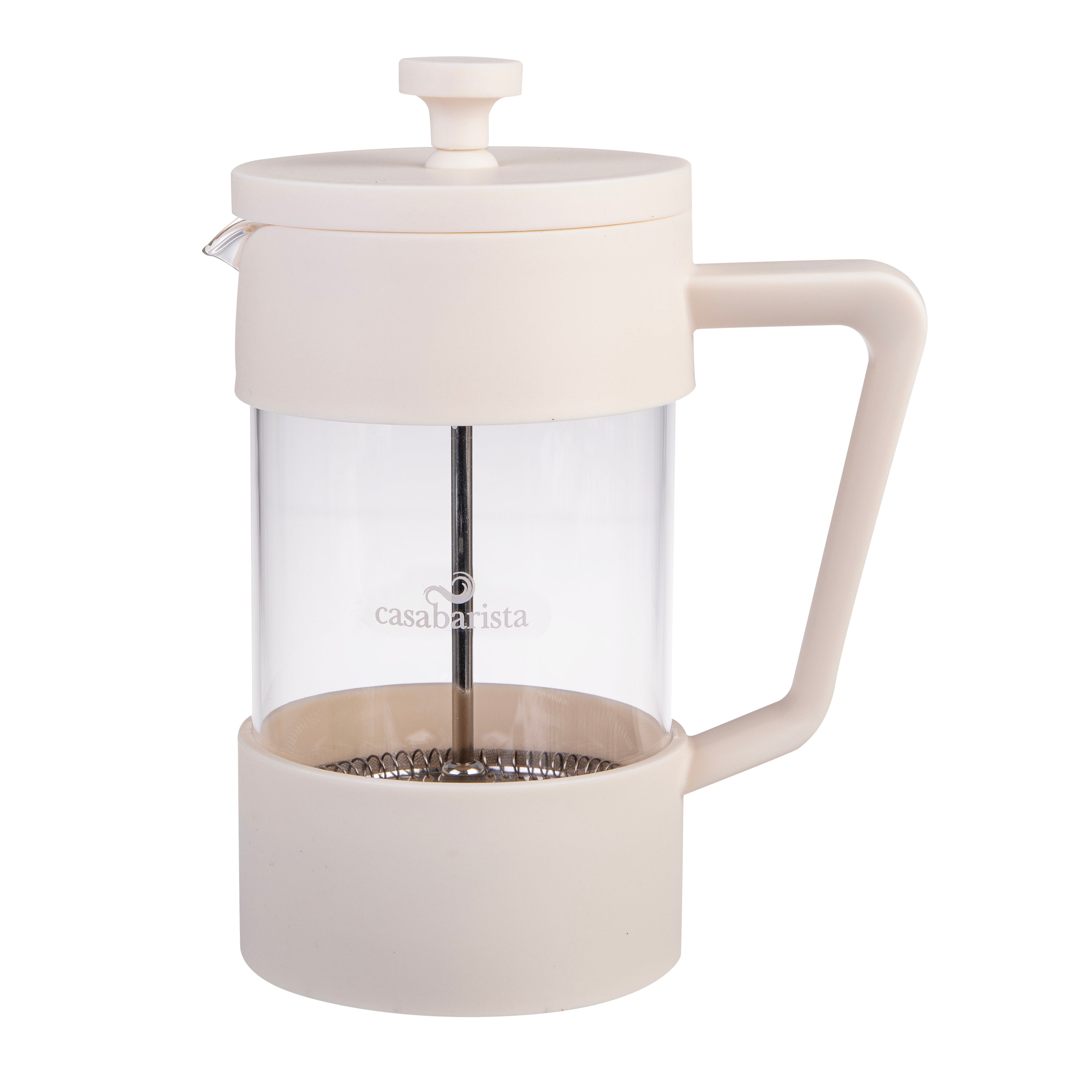 Casabarista "Oslo Accent" Coffee Plunger 5 Cup/600ml - Cream