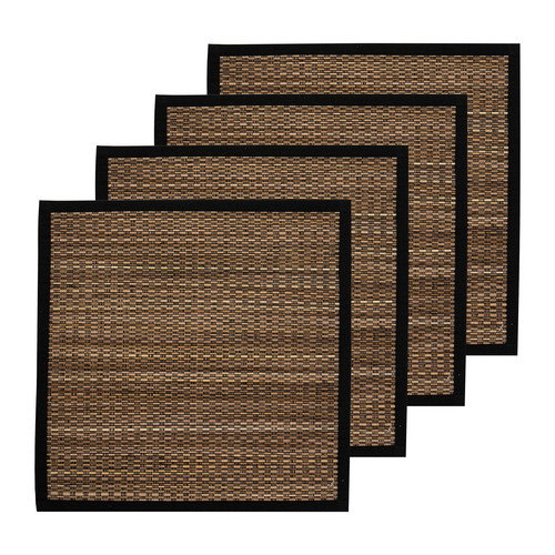 Ladelle Rashida Black 4pk Placemat
