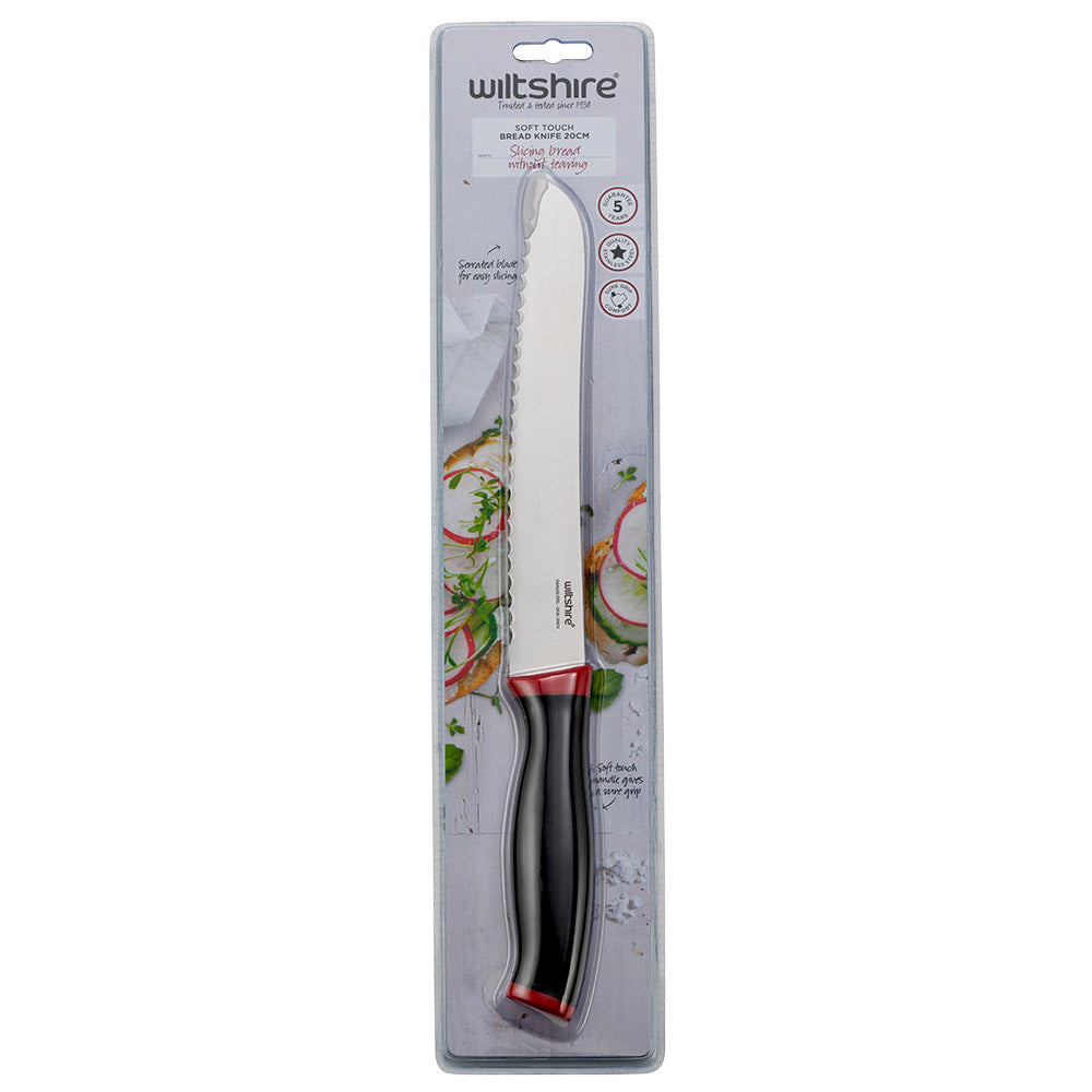 Wiltshire Soft Touch 20cm Bread Knife