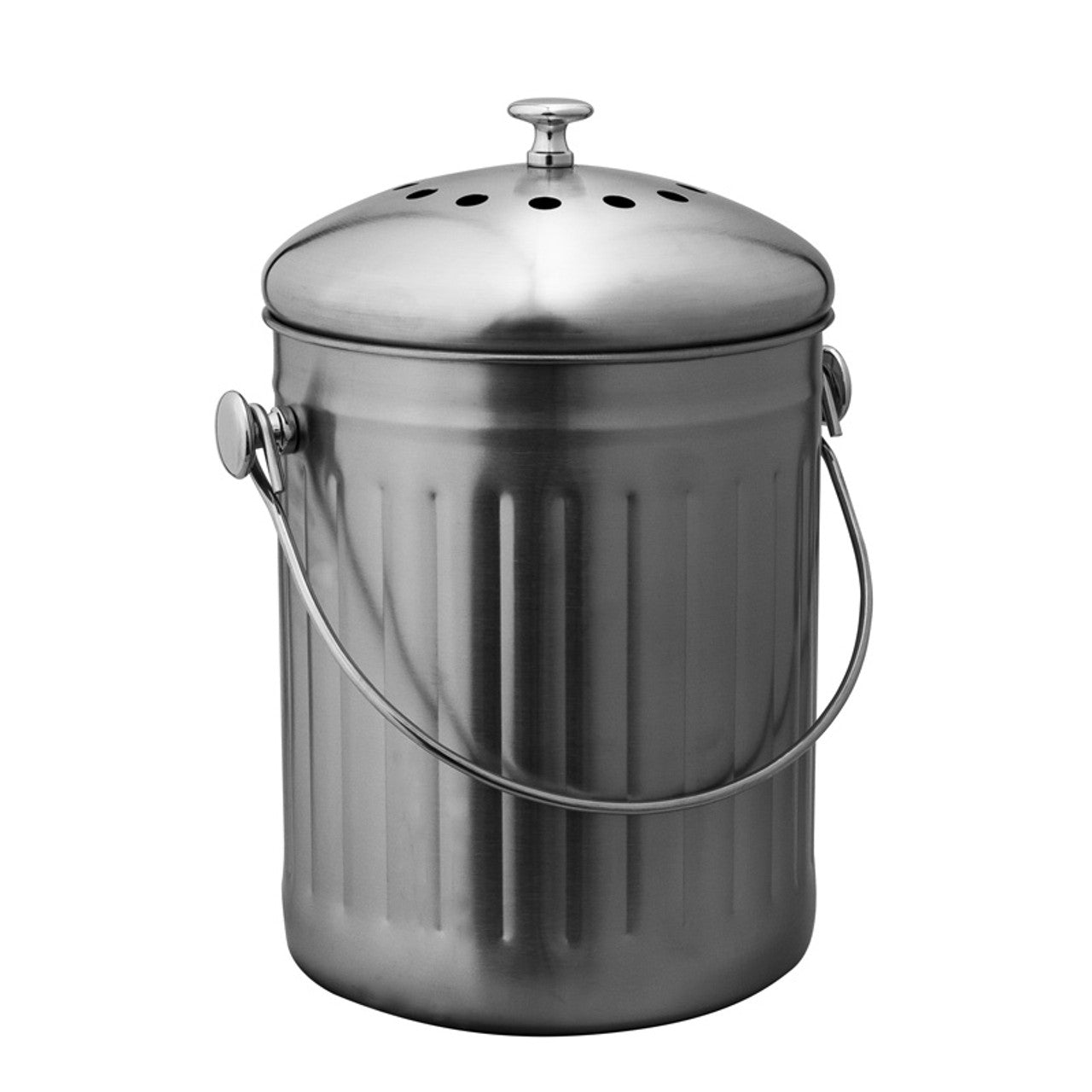 Avanti  Compost Bin - 18x27cm/5L - Stainless Steel