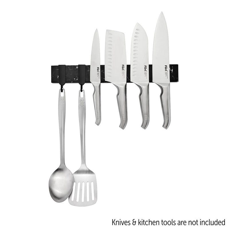 Furi Pro Stone Magnetic Wall Rack 36cm - Black