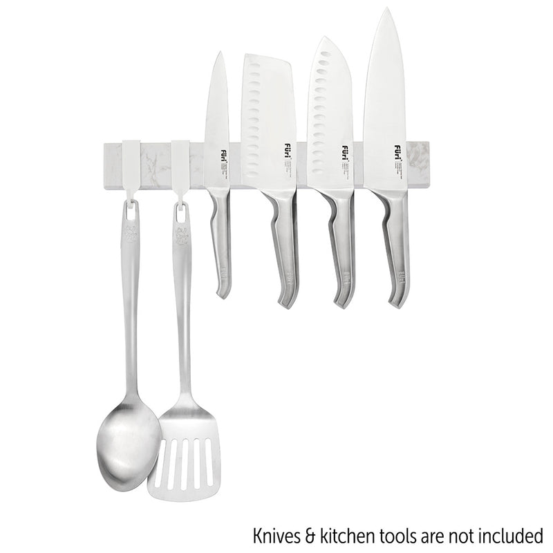 Furi Pro Stone Magnetic Wall Rack 36cm - White