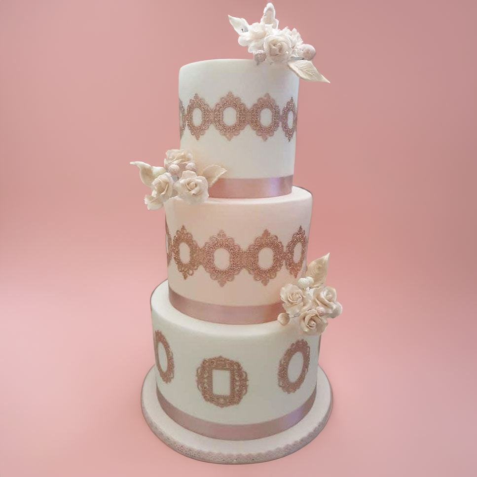 Claire Bowman Cake Lace Opulence 3D Cake Lace Mat