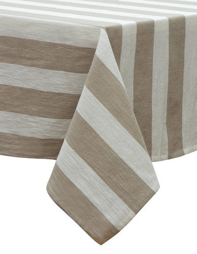 Ladelle Hemingway Taupe 150x230cm Tablecloth