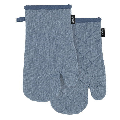 Eco Ladelle Eco Recycled Blue 2pk Oven Mitt