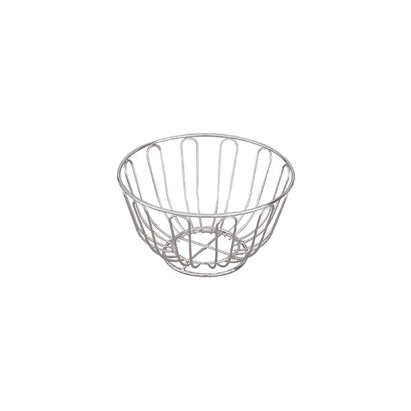Trenton Round Bread Basket (200x115mm - Silver)