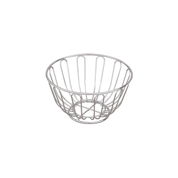 Trenton Round Bread Basket (240x115mm - Silver)