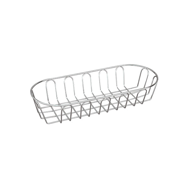 Trenton Rectangular Bread Basket (355x145mm - Silver)