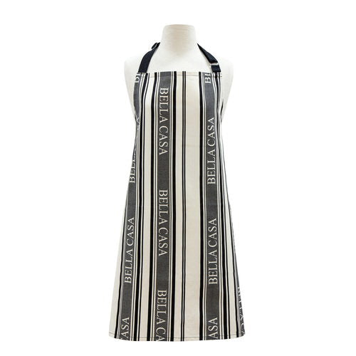 Ladelle Bella Casa Black Apron