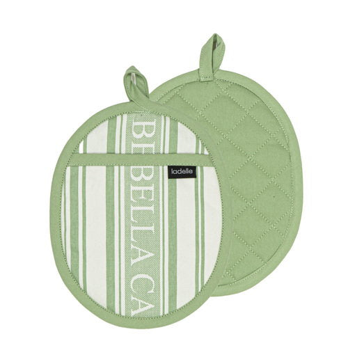 Ladelle Bella Casa Sage 2pk Pot Holder