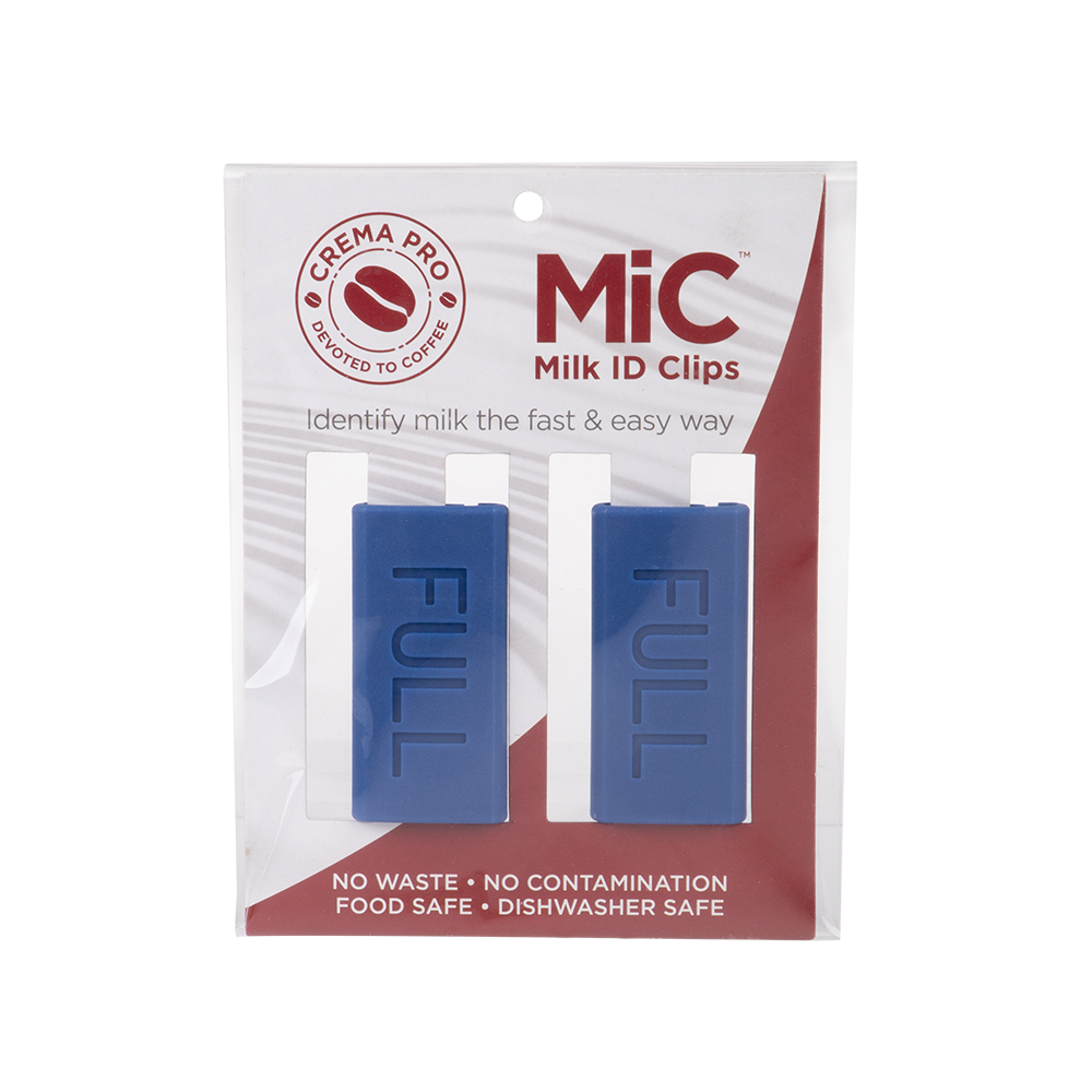 Crema Pro Milk ID Clips – Full Cream (Dark Blue, Set of 2)
