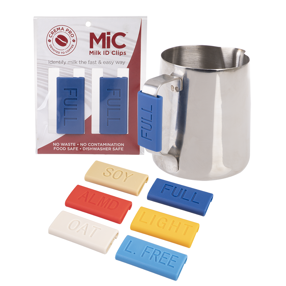 Crema Pro Milk ID Clips – Full Cream (Dark Blue, Set of 2)