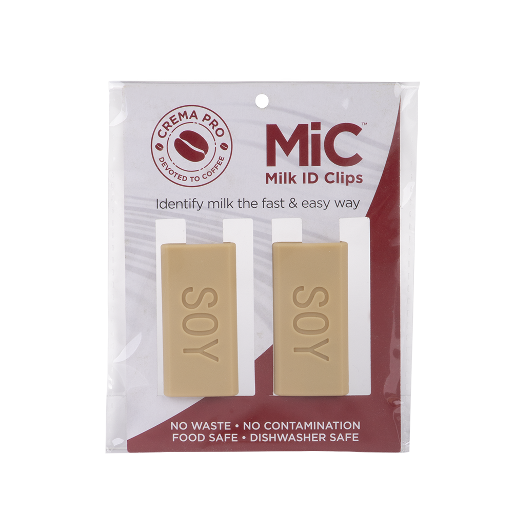 Crema Pro Milk ID Clips – Soy (Tan, Set of 2)