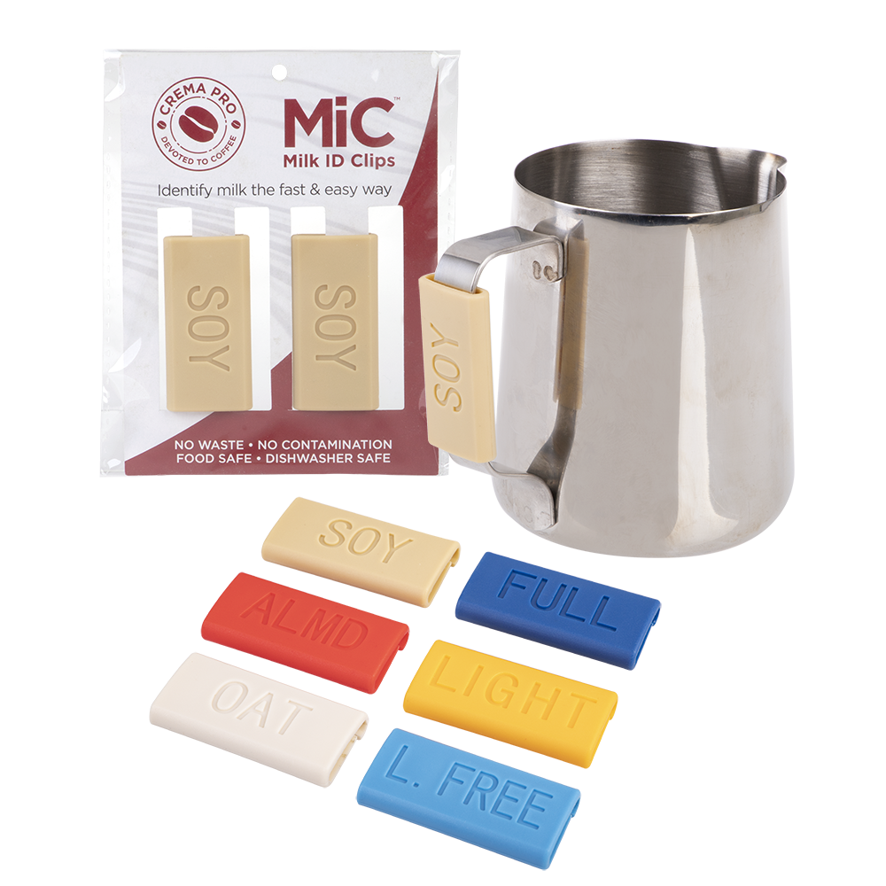 Crema Pro Milk ID Clips – Soy (Tan, Set of 2)