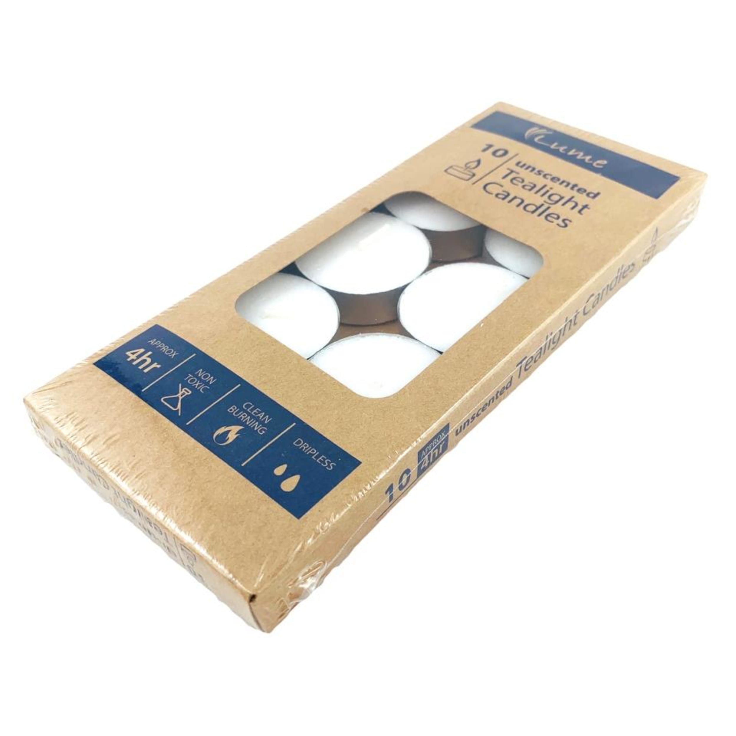 Lume Tealight Candles 4 Hour (10 Pack)