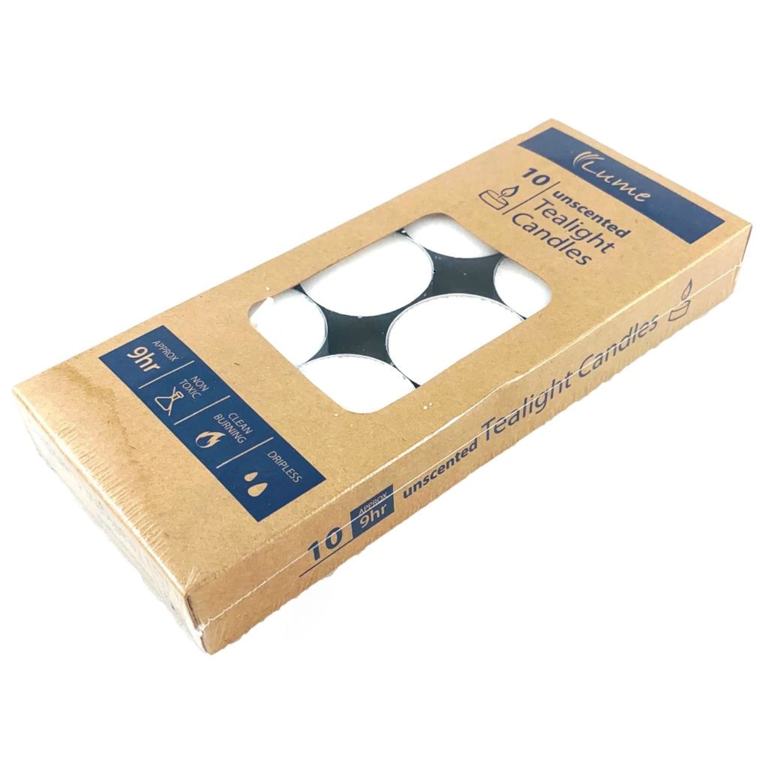Lume Tealight Candles 9 Hour (10 Pack)