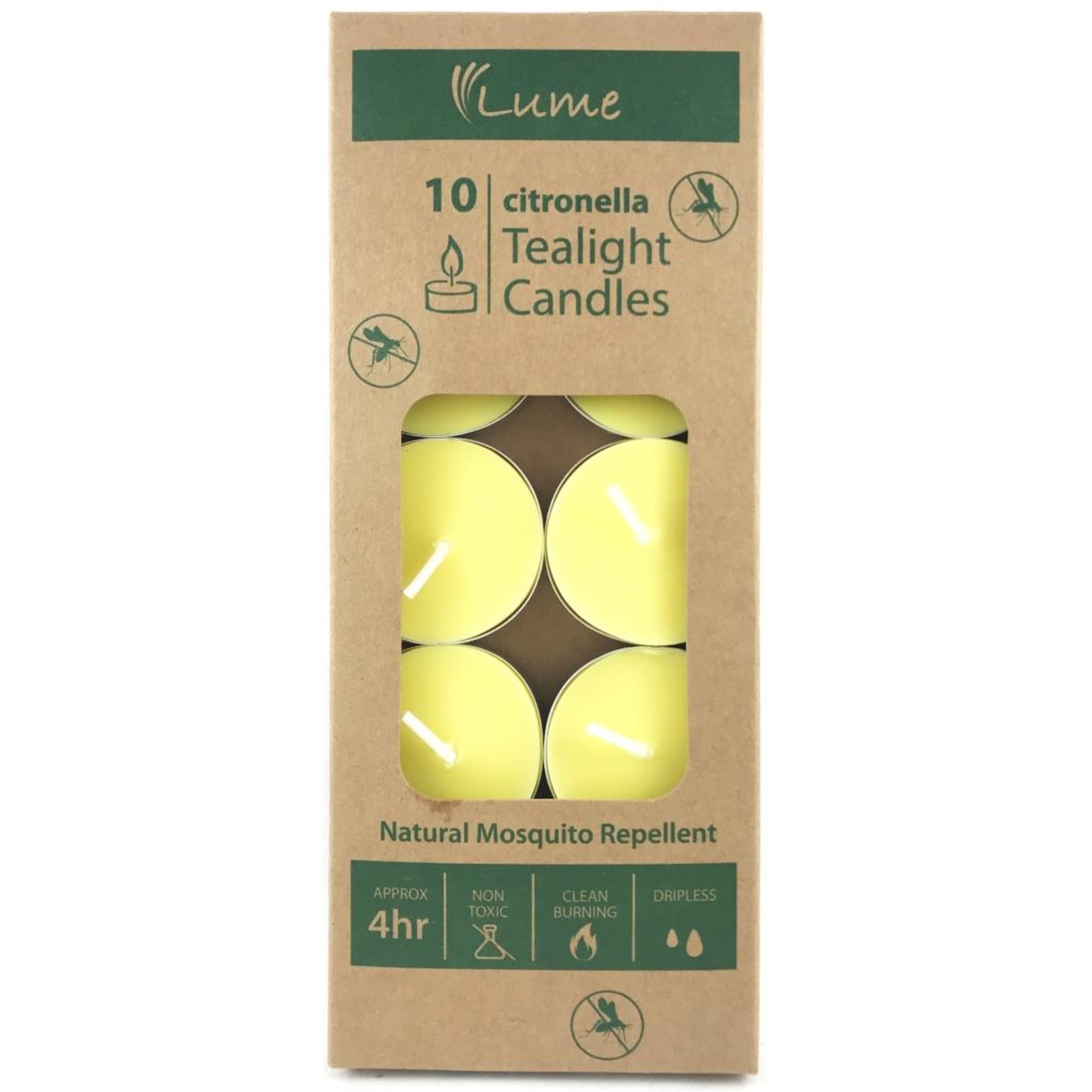 Occasions Tealight Candles Citronella Retail (10 Pack)