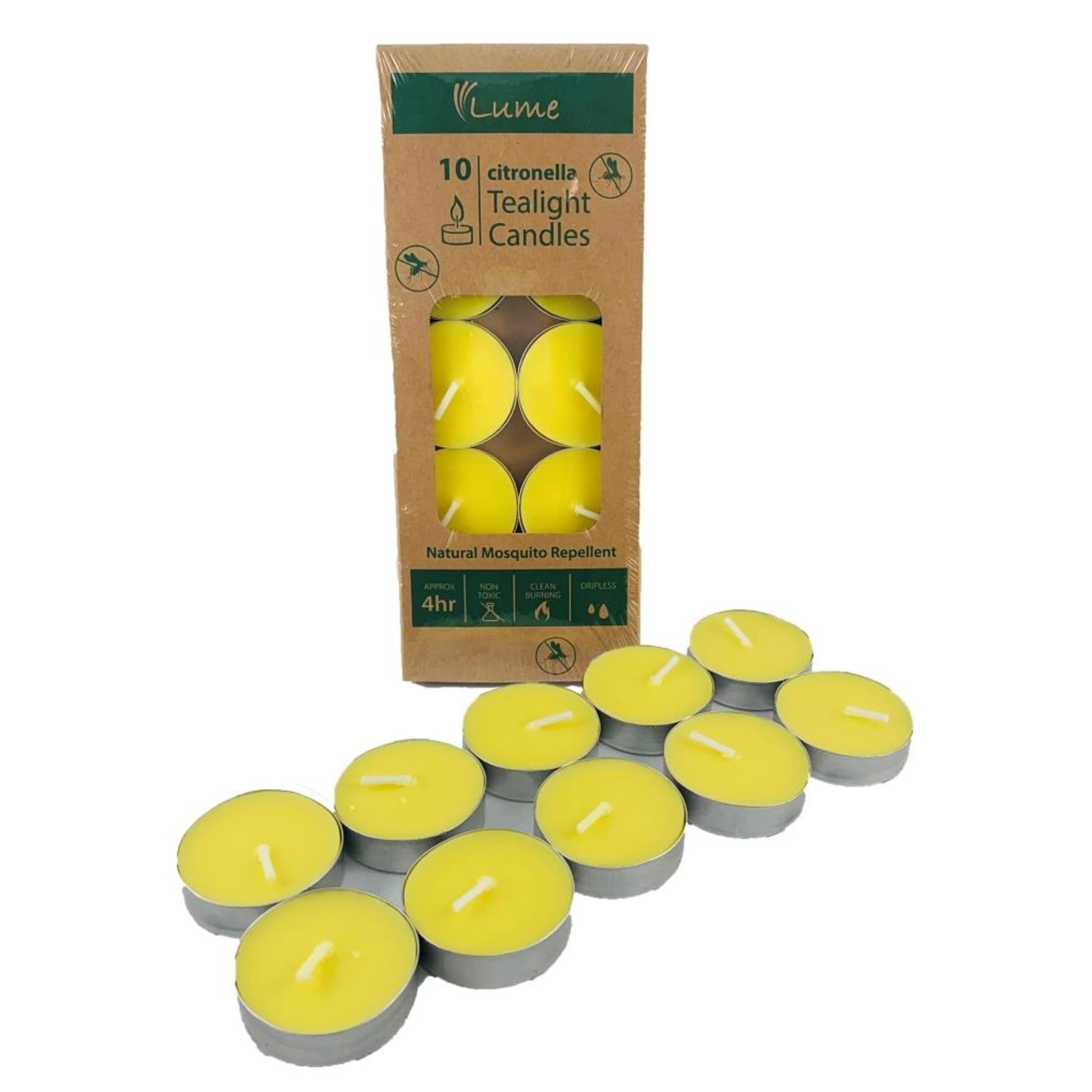 Occasions Tealight Candles Citronella Retail (10 Pack)