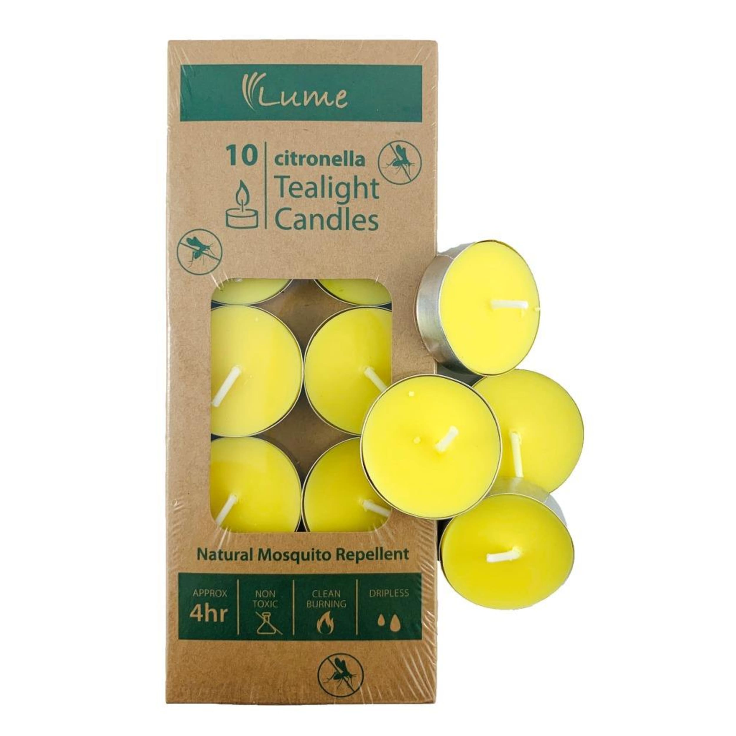 Occasions Tealight Candles Citronella Retail (10 Pack)