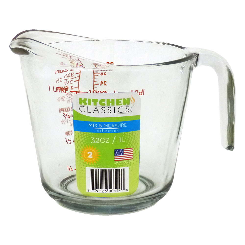 Kitchen Classics Glass Measuring Jug 1L (4 Cup)