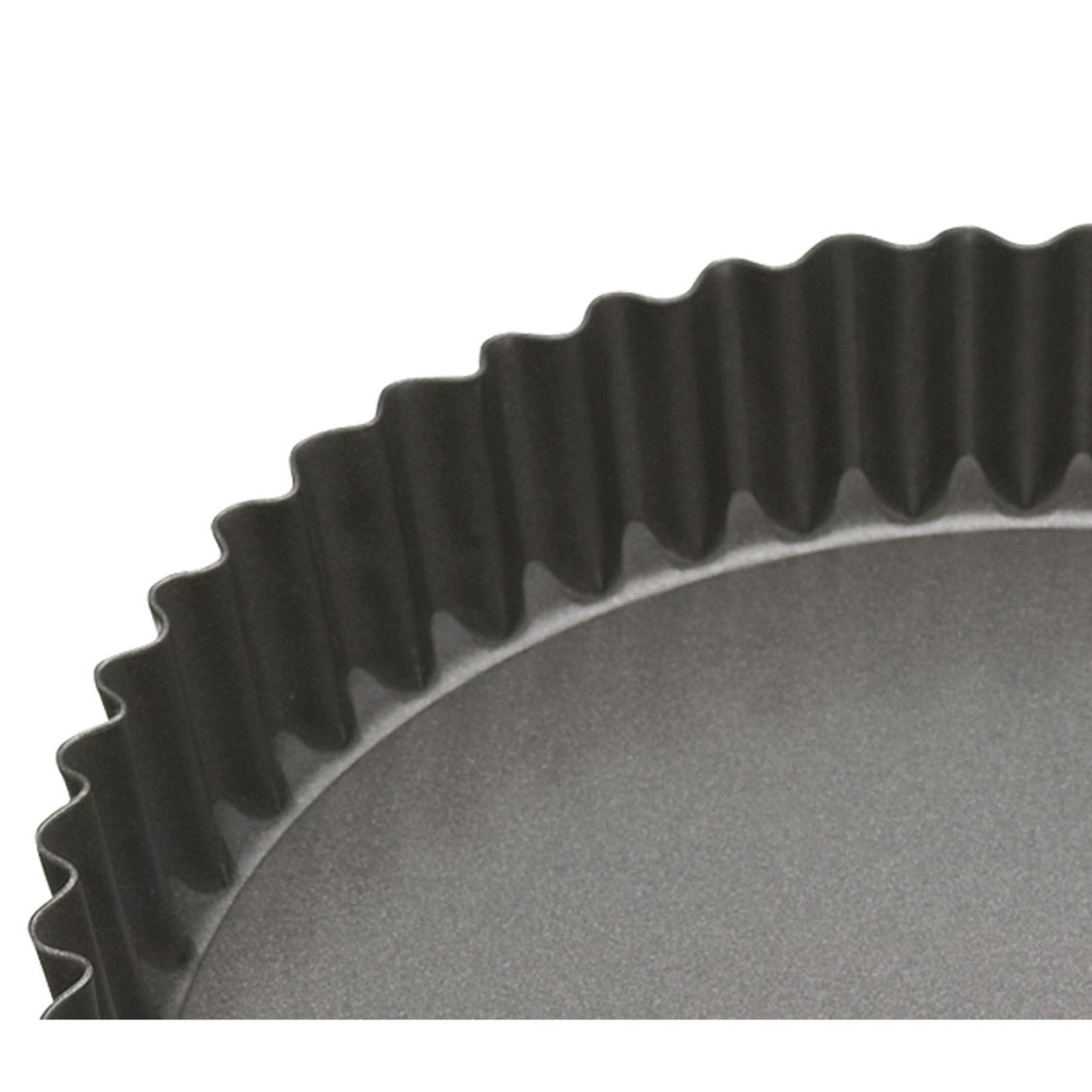 MasterCraft Non Stick Fluted Loose Base Quiche Tin 23cm