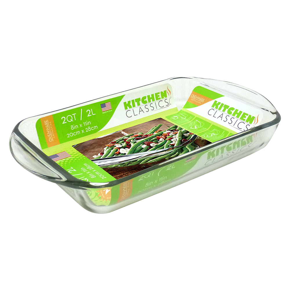 Kitchen Classics Glass Baking Dish – 2L (20 x 28cm)