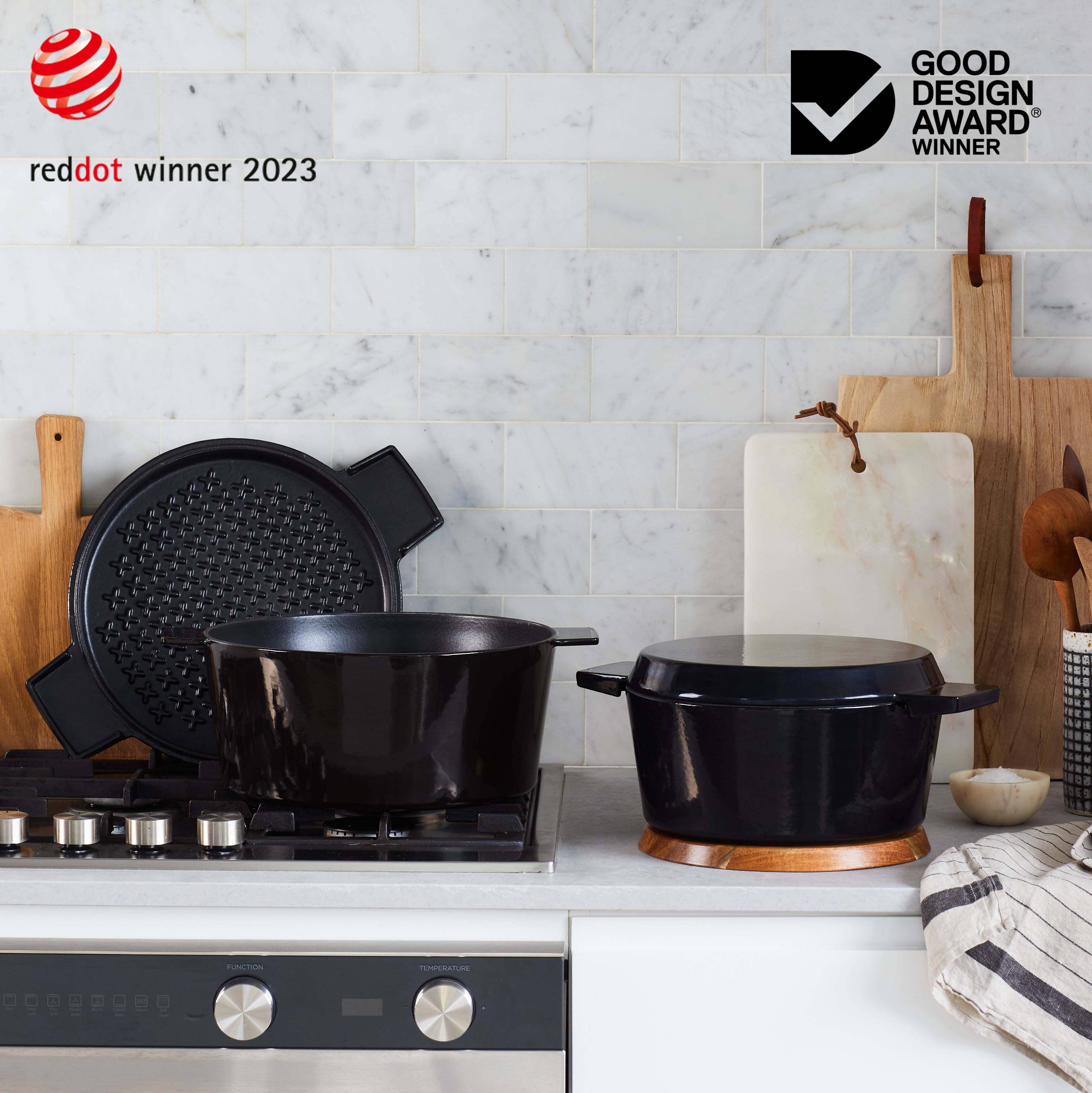 Stanley Rogers French Oven Grill Duo Onyx 28cm 6.5L