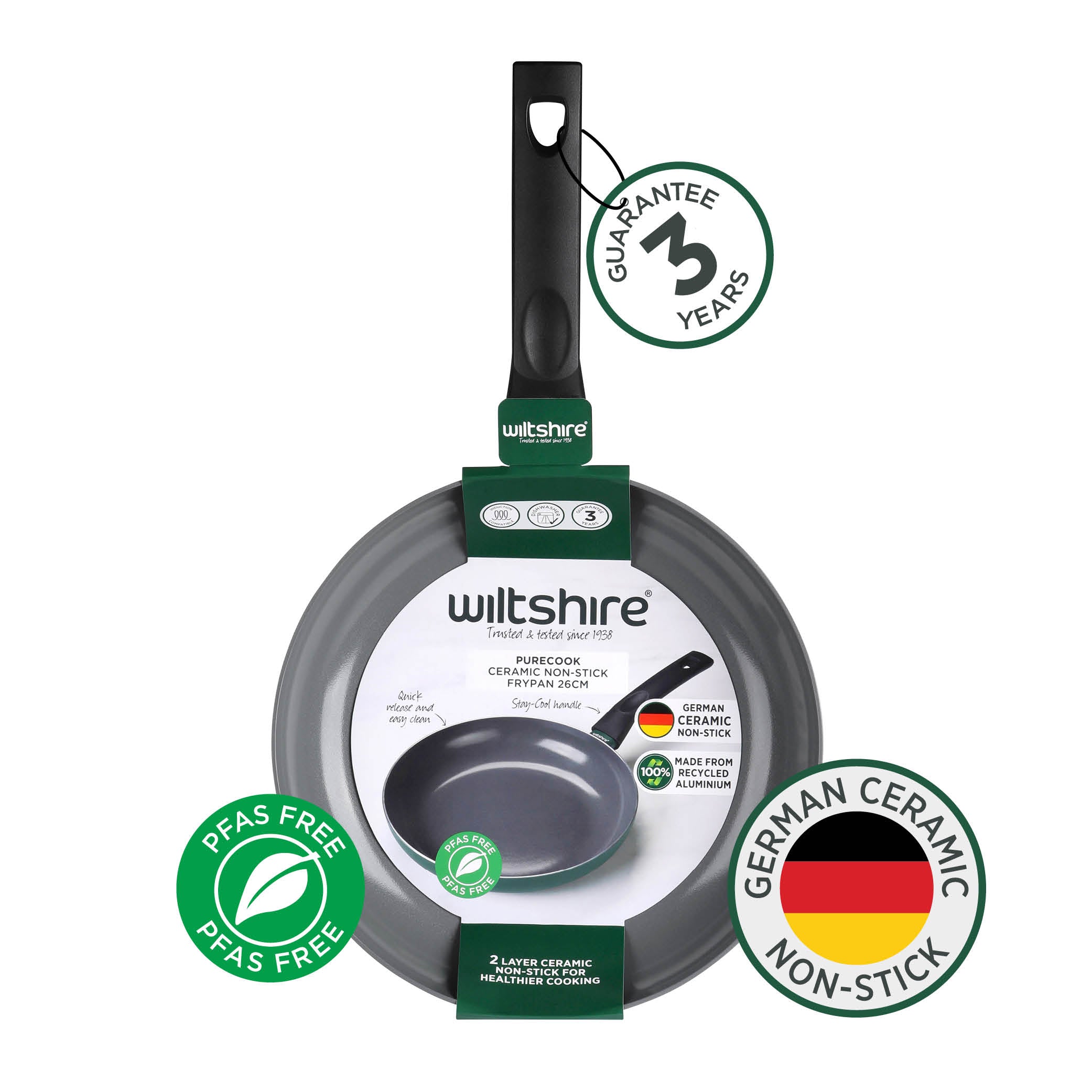 Wiltshire PureCook Ceramic Non-Stick Frypan 26cm
