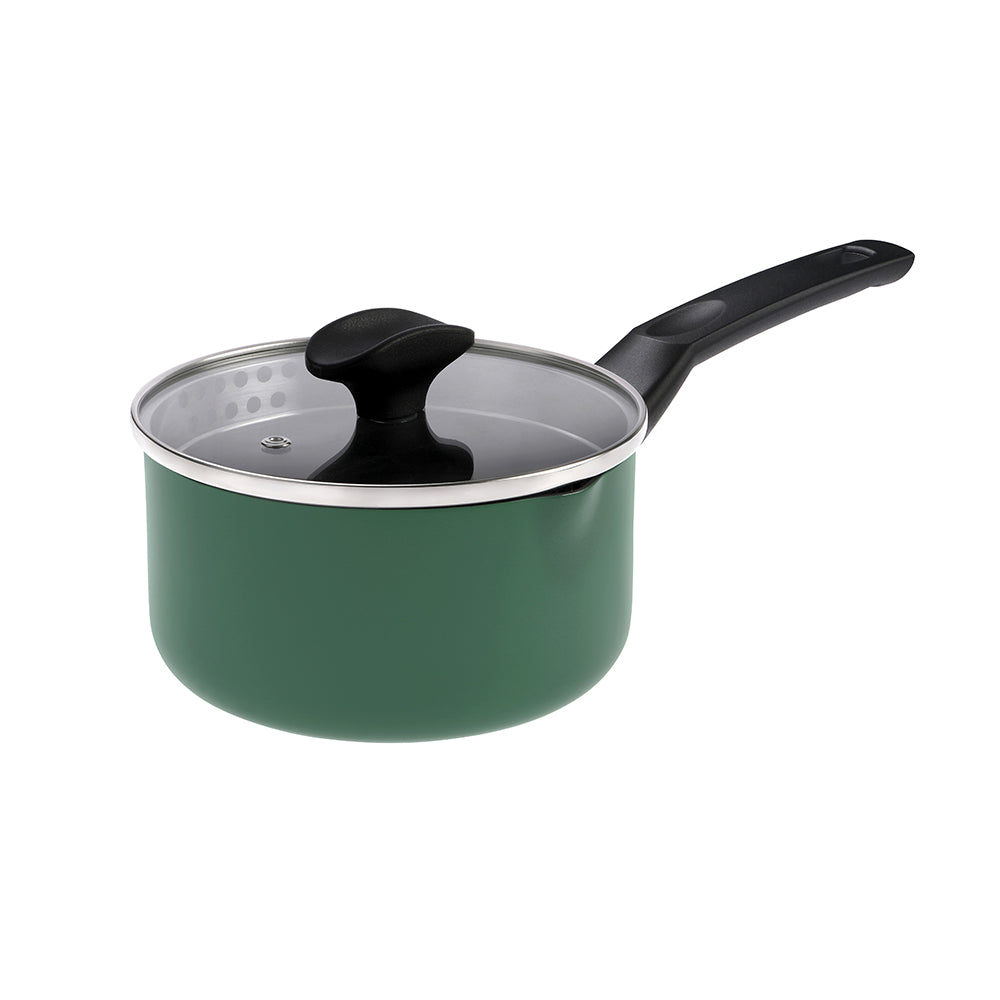 Wiltshire PureCook Ceramic Non-Stick Saucepan 16cm with Glass Lid