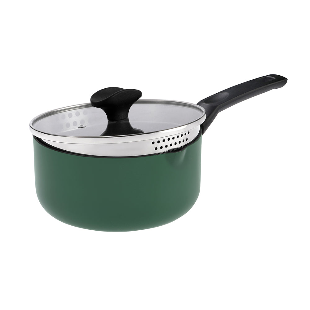 Wiltshire PureCook Ceramic Non-Stick Saucepan 18cm with Glass Lid