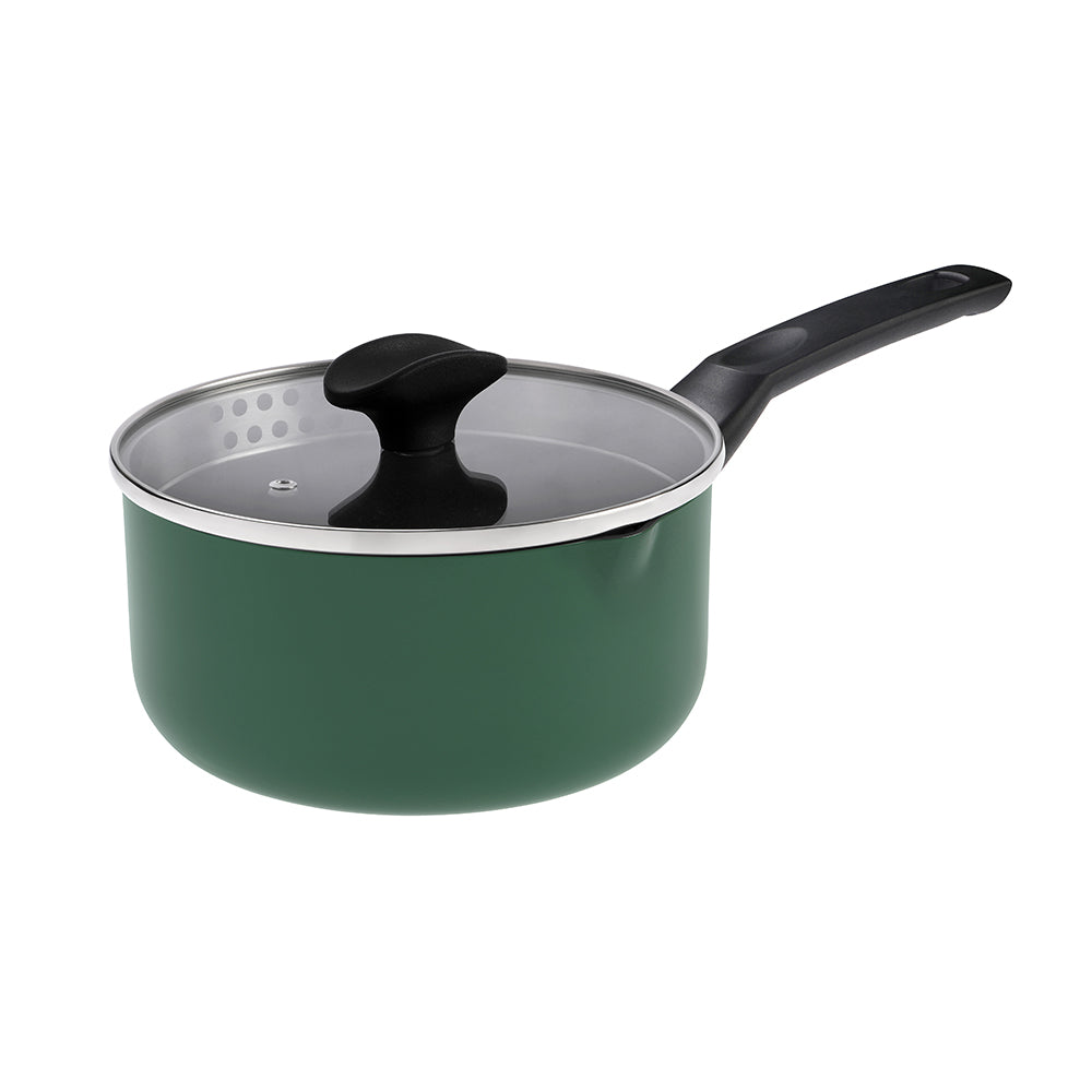 Wiltshire PureCook Ceramic Non-Stick Saucepan 18cm with Glass Lid