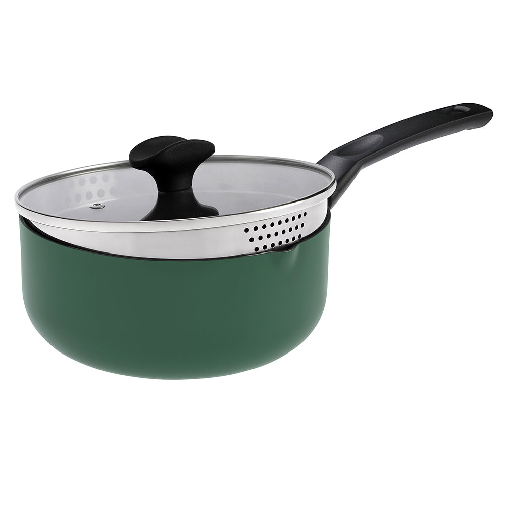 Wiltshire PureCook Ceramic Non-Stick Saucepan 20cm with Glass Lid