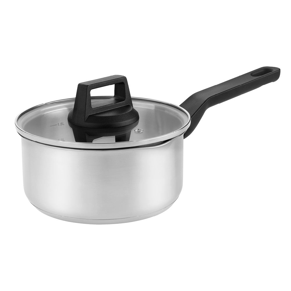 Wiltshire Timeless Saucepan 18cm with Glass Lid