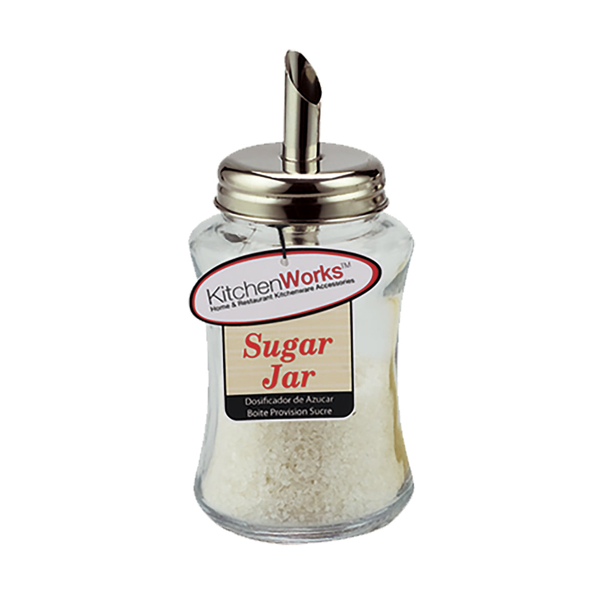 KitchenWorks Glass Sugar Dispenser