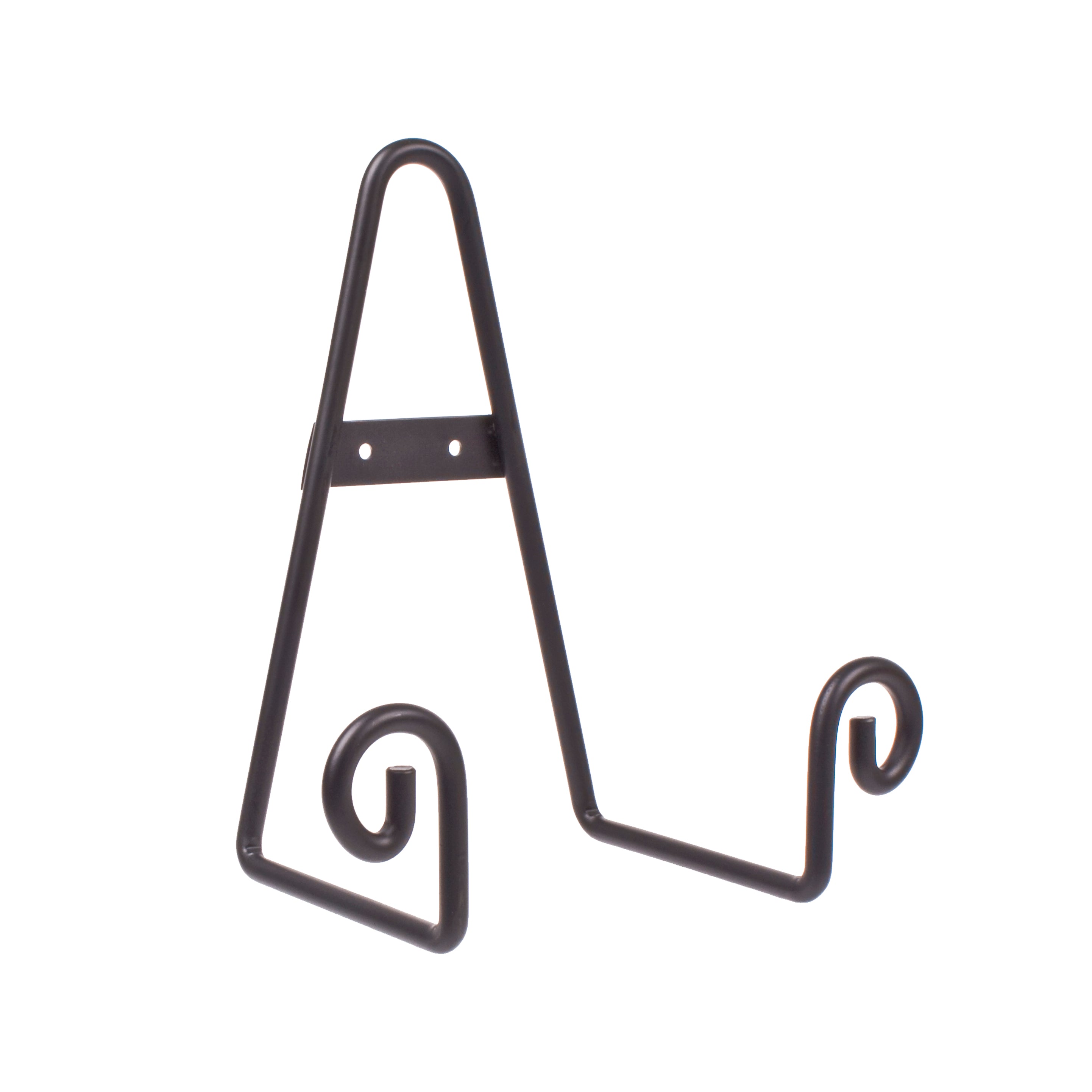 Entrée Large Scroll Plate Stand 21 cm – Black