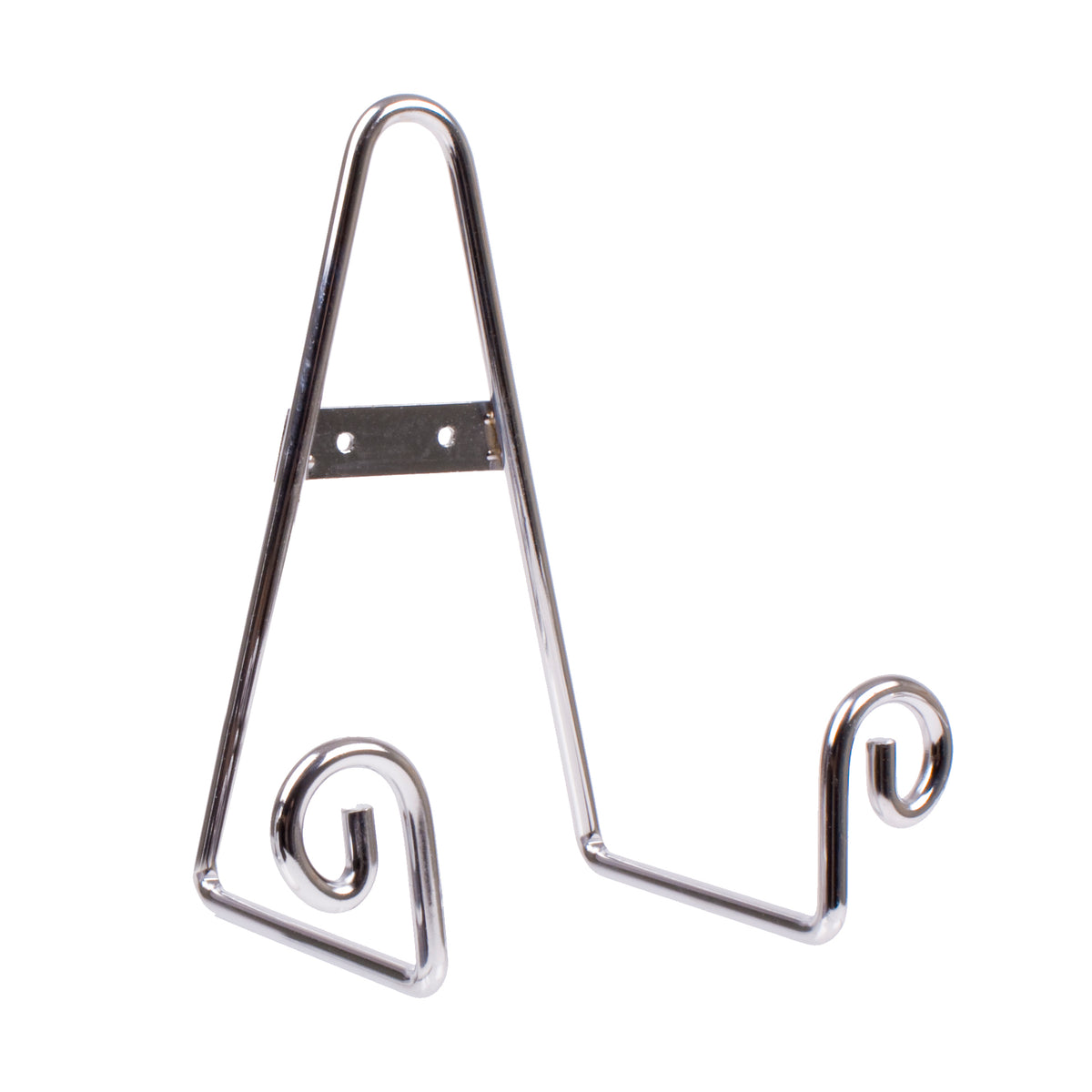 Entrée Large Scroll Plate Stand 21 cm – Chrome