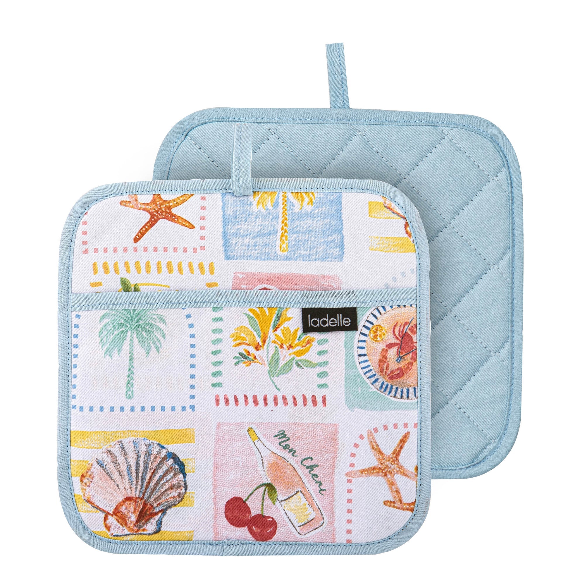 Ladelle Capri 2pk Pot Holder