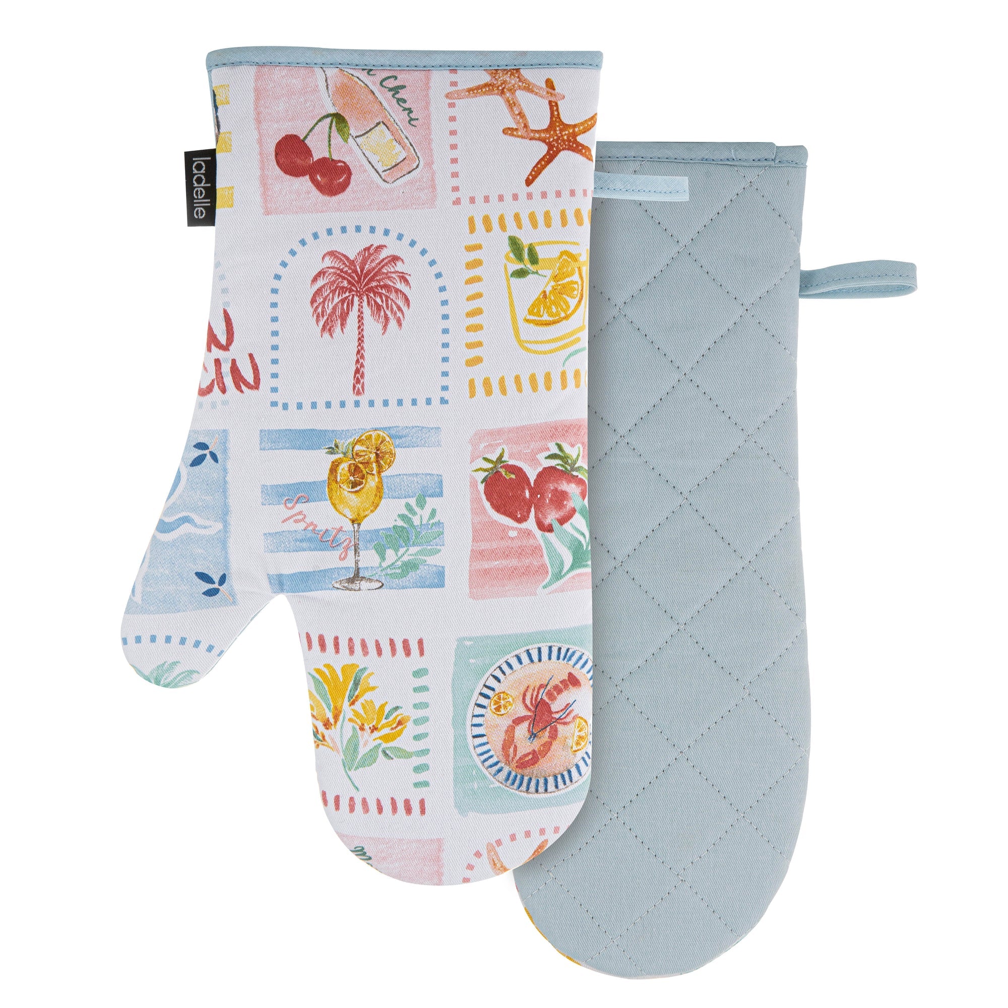 Ladelle Capri 2pk Oven Mitt