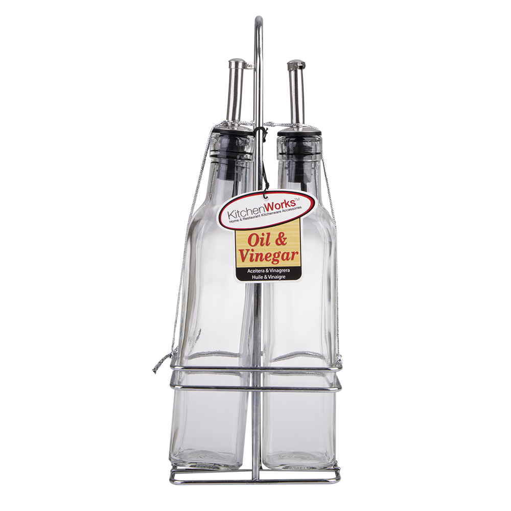 KitchenWorks Glass Oil & Vinegar Set – 270ml
